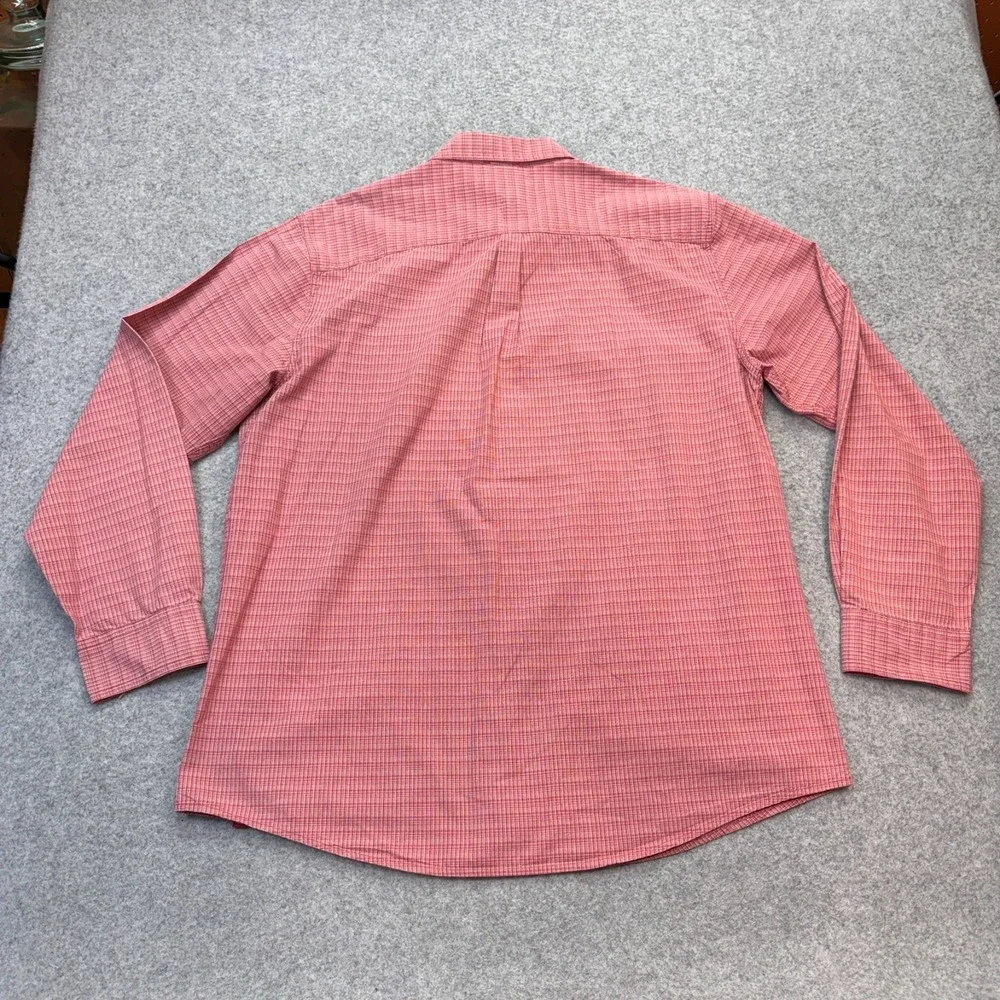 The North Face Men's XL Button Down Shirt Red Plaid Long‎ Sleeve Casual Outdoor